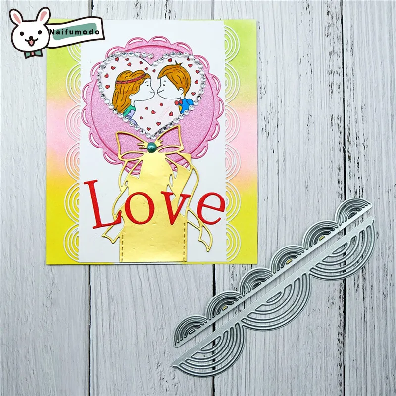 

Naifumodo Cutting Dies Metal Dies Semicircle Set Die Scrapbooking Album Card Making Embossing Stencil Decor Diecuts