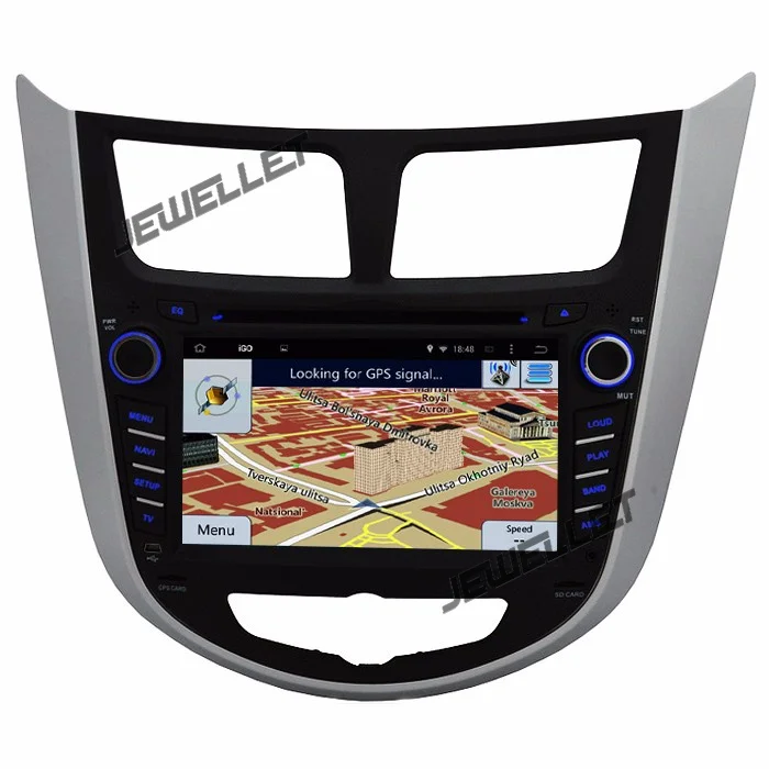 Excellent Quad core 1024*600 HD screen Android 9.0 Car DVD GPS radio Navigation for Hyundai Accent i25 Solaris grand avega 2010-2016 2