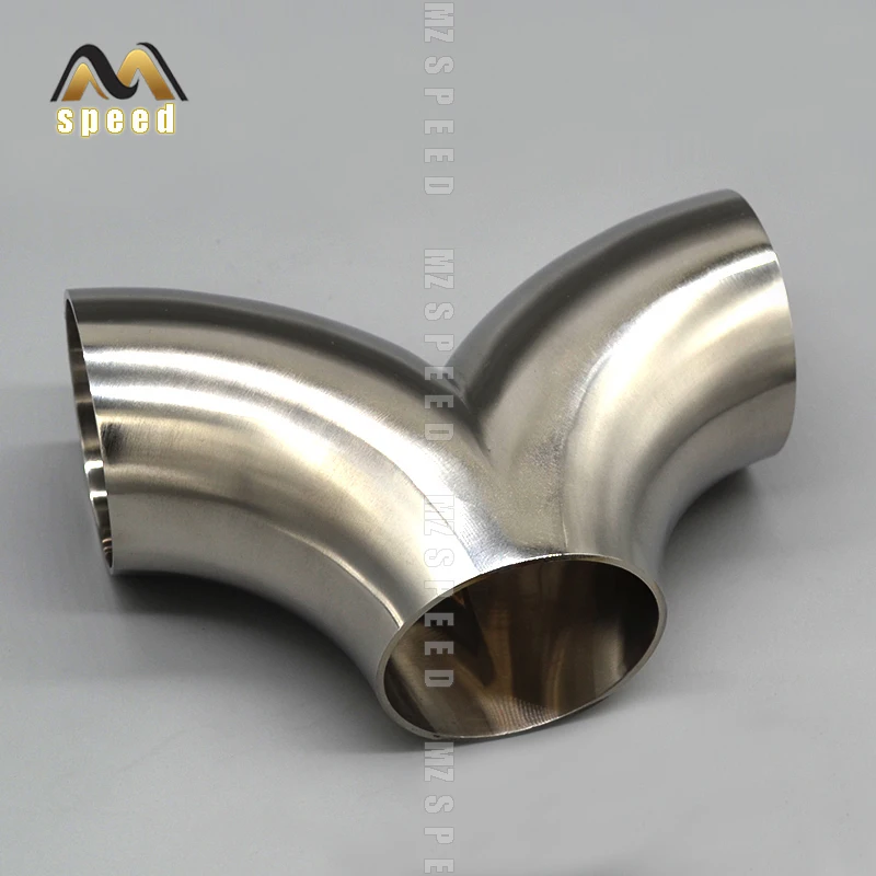 Exhaust Pipe 304 stainless steel sub-interface sub-two transfer accessories universal welding exhaust pipe noise eliminator