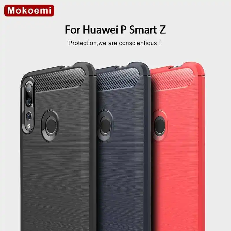 

Mokoemi Fashion Shock Proof Soft Silicone 6.59"For Huawei P Smart Z Case For Huawei P Smart Z Cell Phone Case Cover