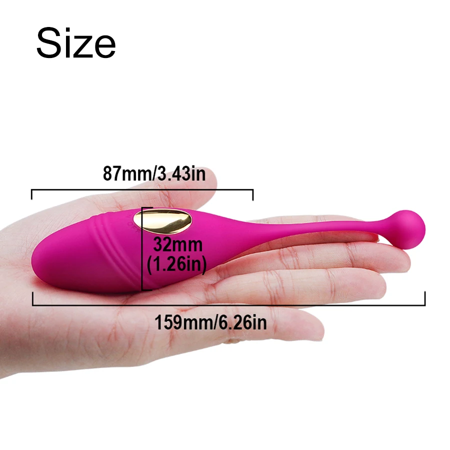 HWOK Panties Wireless Remote Control Vibrator Panties Vibrating Egg Wearable Dildo Vibrator G Spot Clitoris