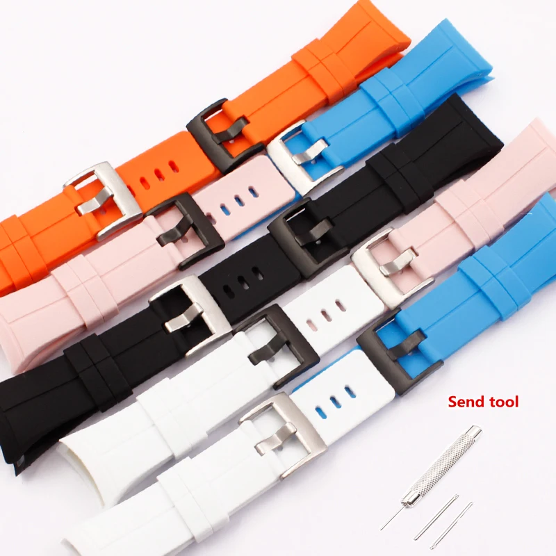 

Watch accessories Suitable for SUUNTO Spartan SPARTAN limit ULTRA pin buckle waterproof silicone rubber men and women watch band