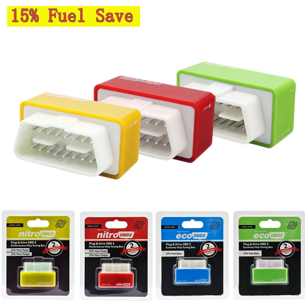 1x Car Yellow Pro OBD2 Performance Tuning Chip Box Saver Gas/Petrol Plug & Drive 1x Car Yellow Pro OBD2 Performance Tuning Chip Box Saver Gas/Petrol Plug & Drive