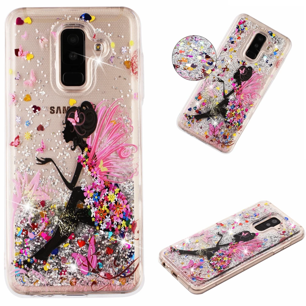 Чехол для Samsung Galaxy A6 Plus J8 2018 Jean + задняя крышка A605 J810 чехол с мультипликационным