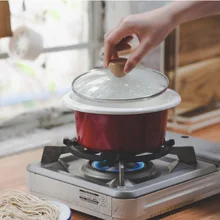 Утолщенная японская эмаль маленькая лапша суп молоко мультяшная чашка газовая плита детская пищевая добавка сковорода общая электромагнитная печь