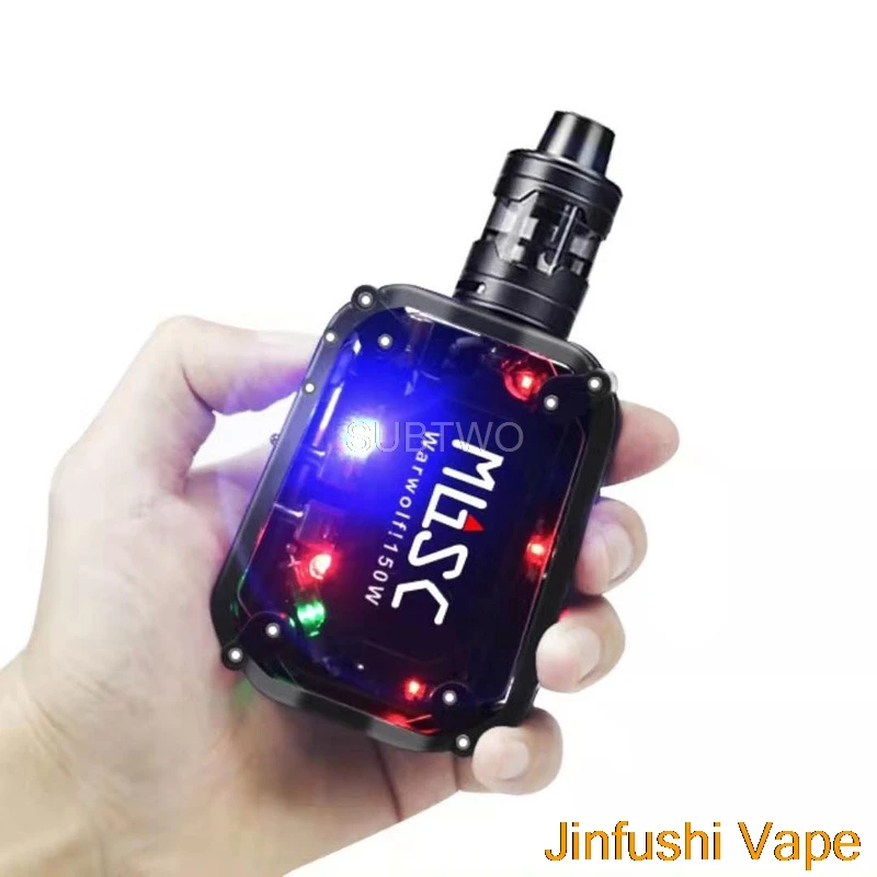 

New Arrival Warwolf 150W Box Mod Built-in 3500mAh Battery Laser e-cigarette Vape Kit vs Somant Rabox Laser 255X Vaporizer Vape