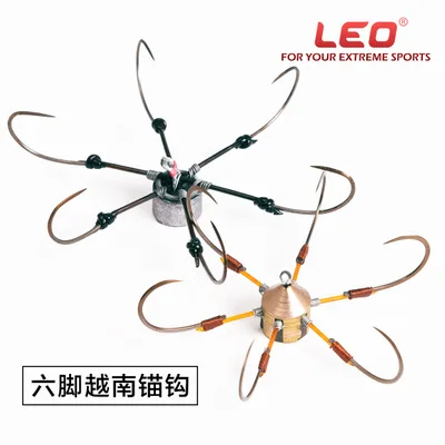 Рыболовный крючок 27715 LEO/Leo [вьетнамский Якорный крючок] шестигранный крюковый нож