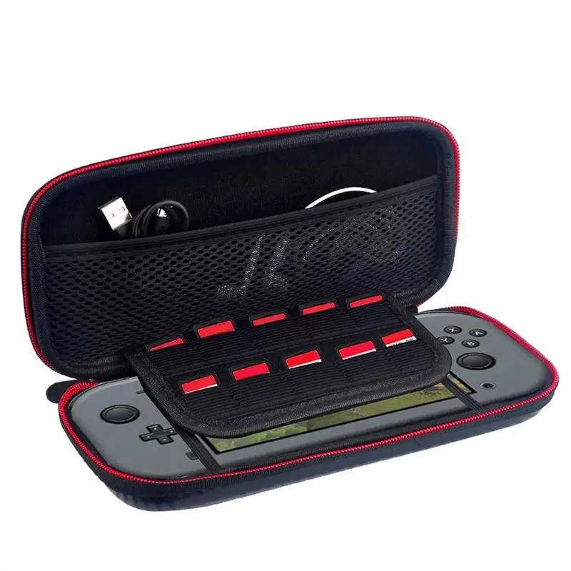 

EVA Hard Carry Case Storage Bag Earphone Cable Memory Card Storage Case for Nintendo Switch Lite Mini Console