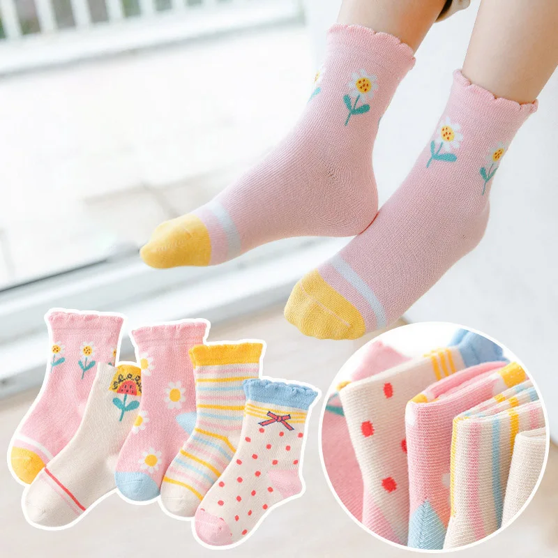 Venta De calcetines para niños de algodón 5 par/lote Otoño Invierno calcetines de niñas bebé lindo Niño de dibujos animados calcetines de deporte de moda calcetines DE NIÑOS Calcetines de 1-12Yrs calcetines antideslizante ni oo3KMVbpeVz