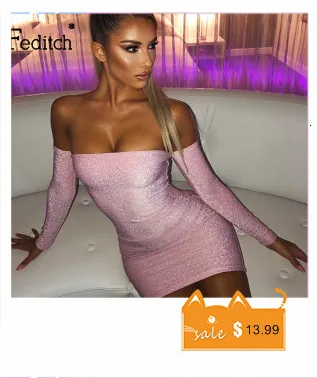 Feditch, сексуальное платье для рождественской вечеринки, женские блестящие Позолоченные платья макси с высоким разрезом, летние платья с v-образным вырезом и блестками
