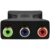2 ШТ HDMI Male to RCA Adapter AV Video o Converter Adapter to 3 RCA Component Converter Позолоченный Адаптер