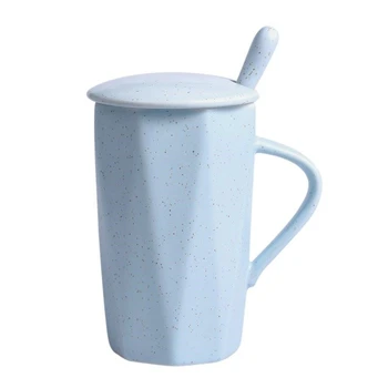

Mug Cup Stand Ceramic The Office Tv Mug Coffee Milk Steel Cup Stainless Spoon Tumbler with Lid Milk Tea Home Application GG50mk