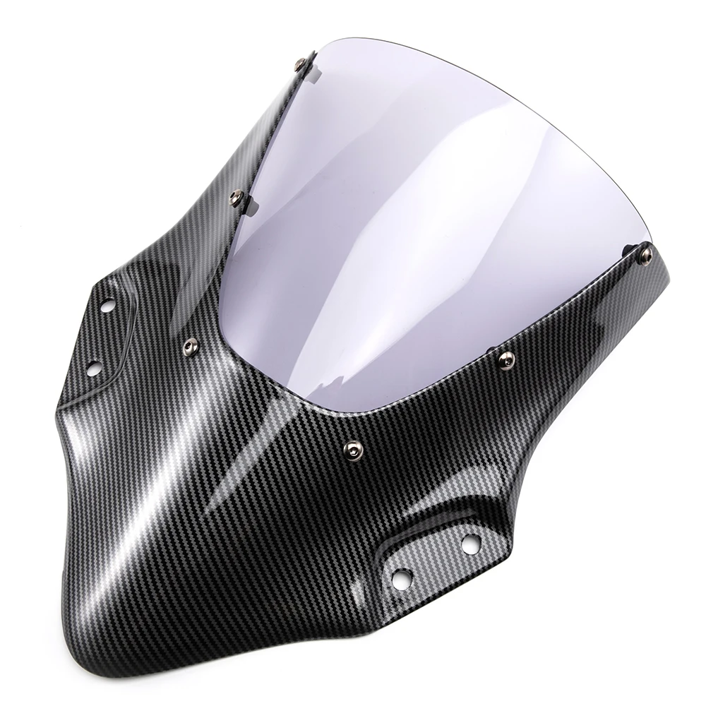 For Kawasaki Ninja400 Ninja 400 2017 2018 2019 2020 Deflector Screen Motorcycle Windshield Double Bubble Windscreen | Автомобили и