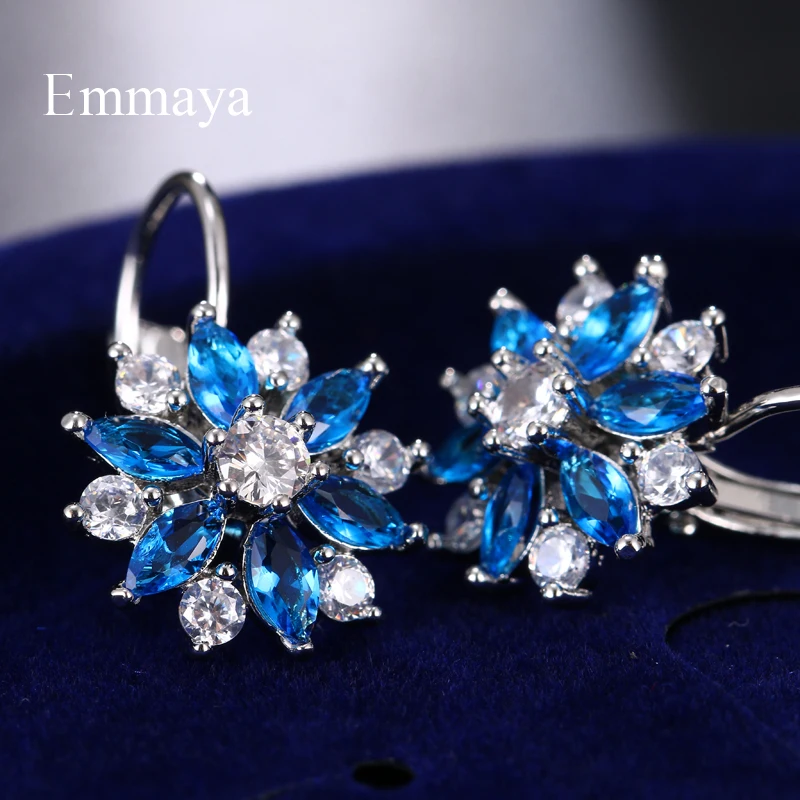 Emmaya новый модный дизайн для женщин Подсолнух внешний вид кубический циркон