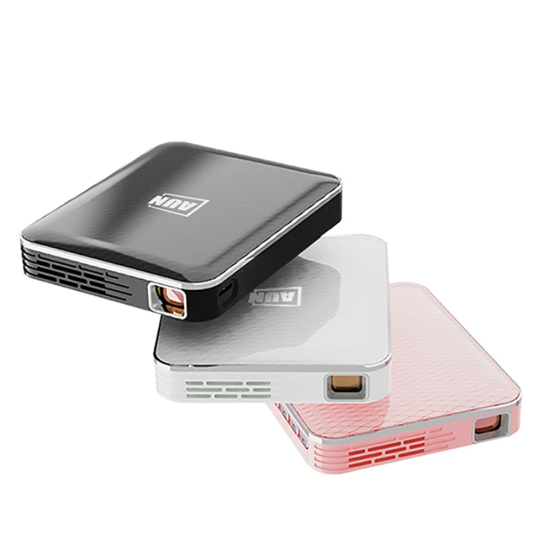  AUN MINI Projector2 hours Standby Time.Smart Phone Screen Mirroring for Home Cinema.HDMI 1080P Disp - 33054499114