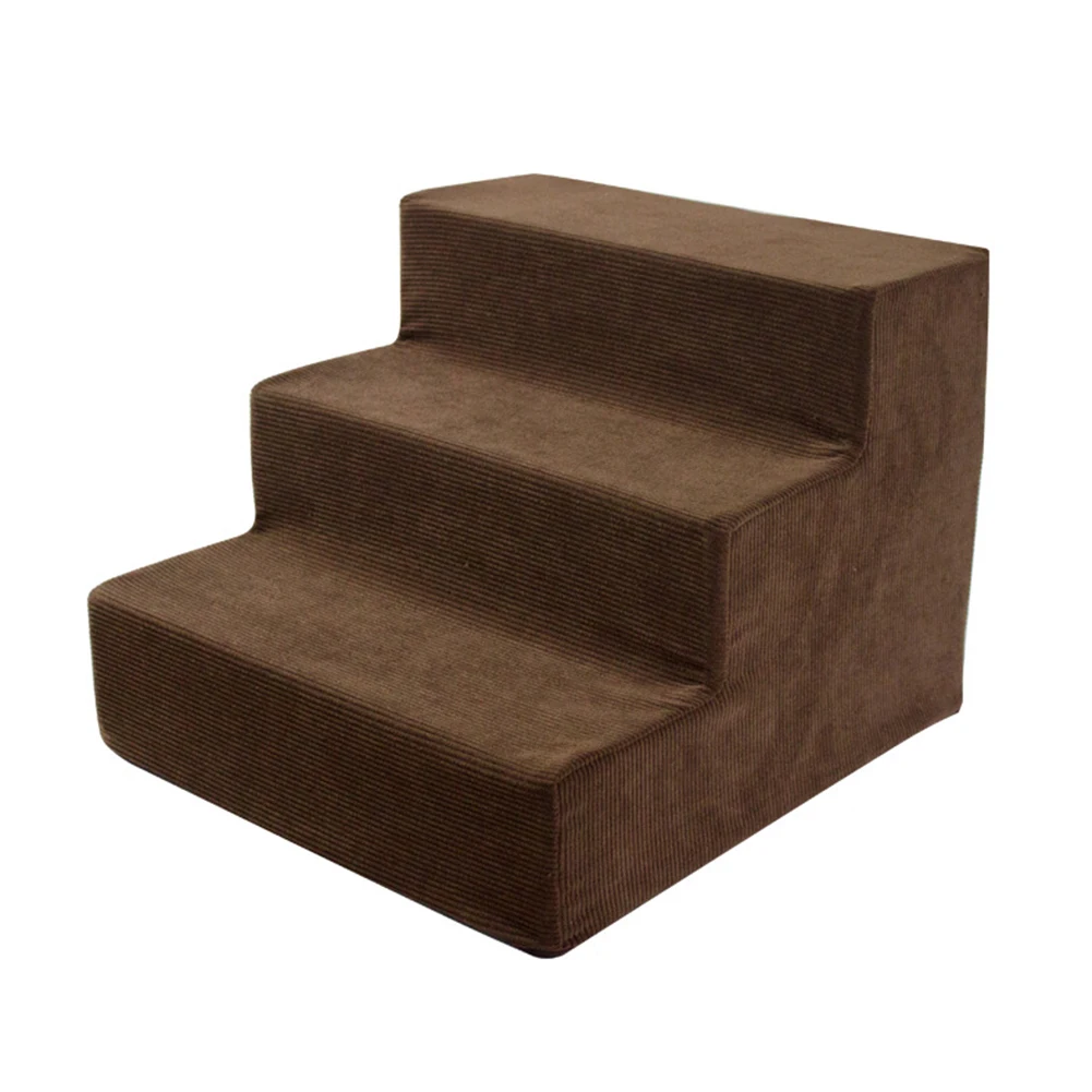 

Dropshipping 3 Steps Dog Stairs Foam Pet Ramp Ladder for Cats Dogs Easy Step Lightweight Pet Ladders P666