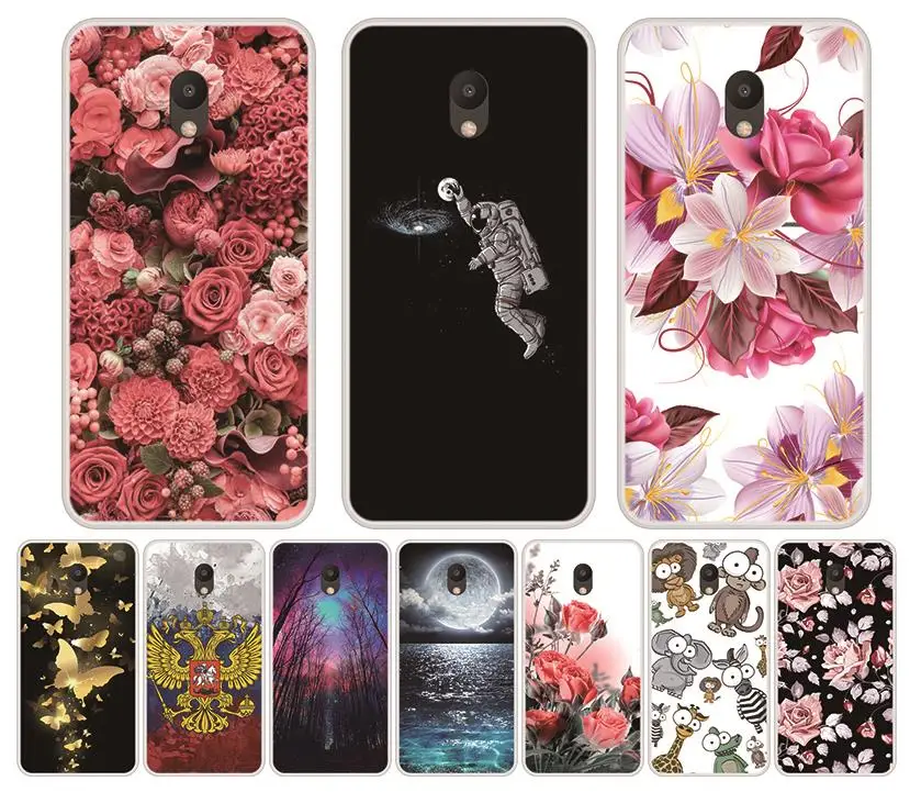 Case Cover For Meizu M6 Soft Silicone TPU Floral Flower Patterned Print Phone Cases In Stock |