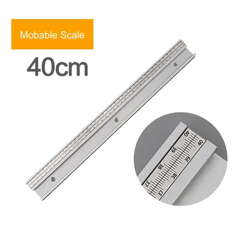 

45 Type T Track with Scale Gauge Ruler T-tracks Slot Miter Track DIY Table Saw Workbench Woodworking Tool