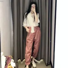 9 цветов Женские однотонные прямые джинсы Высокая уличная молния длинные джинсовые штаны повседневные свободные прямые брюки