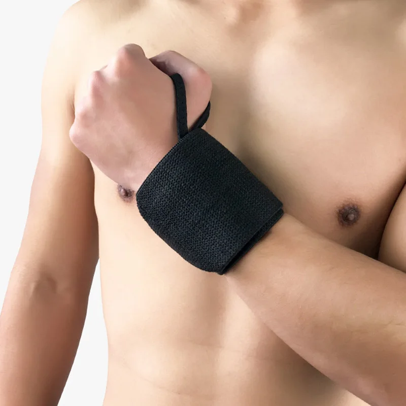 1 пара спортивный запястье облегающее платье анти-sprain booster бинт баскетбол теннис бадминтон фитнес тяжелая атлетика защита запястья