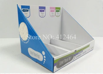 

custom design cardboard perforated display box ( DX-071)