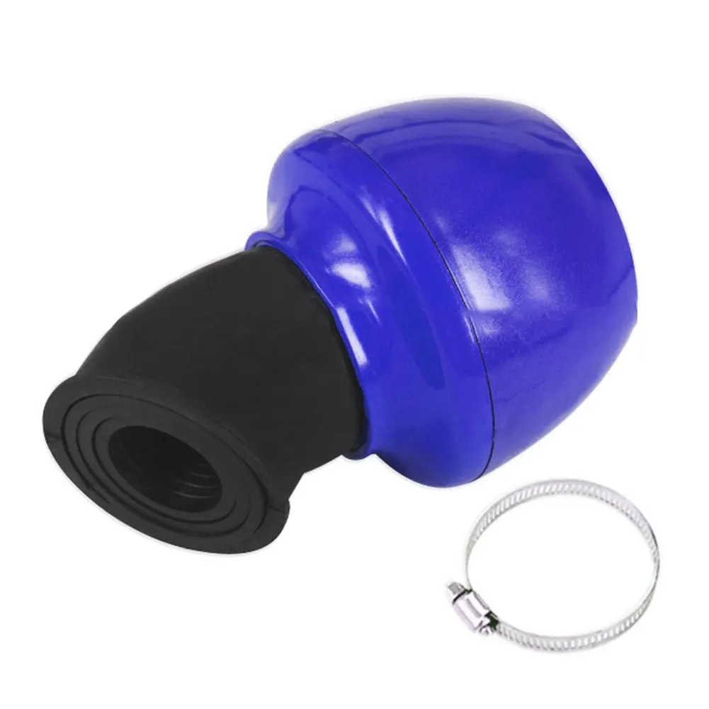 

Air Filter With Ring Durable Mesh Lightweight Modified Scooter Motorcycle Accessories 45 Angled Neck Replacement Stable Bike