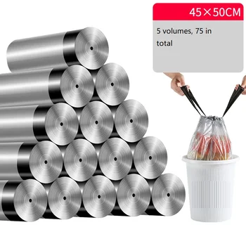 

Trash Bags Large Thick Garbage Bag Durable Disposable Plastic Home Kitchen Tool High-quality Bedroom Garbage Organizer Storage