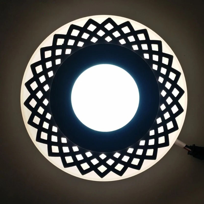 

Recessed Ceiling Panel Lamps Round LED Panel Downlight Panel Light Home Decoration For Indoor Lighting Kitchen Ceiling Lamps