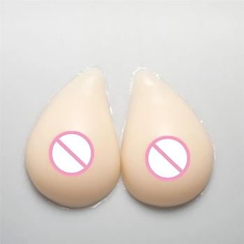

800g/pair Mastectomy Silicone Breast Enhancer Artificial Boobs Forms Crossdresser Silicone White Skin Boobs C Cup