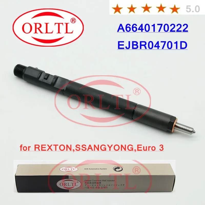 Orlit EJBR04701D(A6640170222) топливный двигатель инжектор R04701D, 4701D для Евро 3 SSANGYONG KYRON D20DT китайский