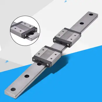 

linear guide rail LMLF24B-300-2R Miniature Linear Guide Slide Bearing Steel 300mm Linear Guide Rail