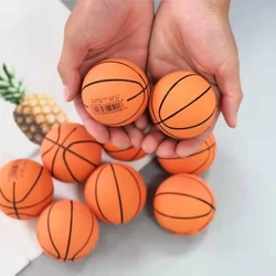 Basket Ball en caoutchouc creux élastique 6CM, Mini balle flottante et rebondissante, entraînement de réaction pour enfant, soulage le Stress 