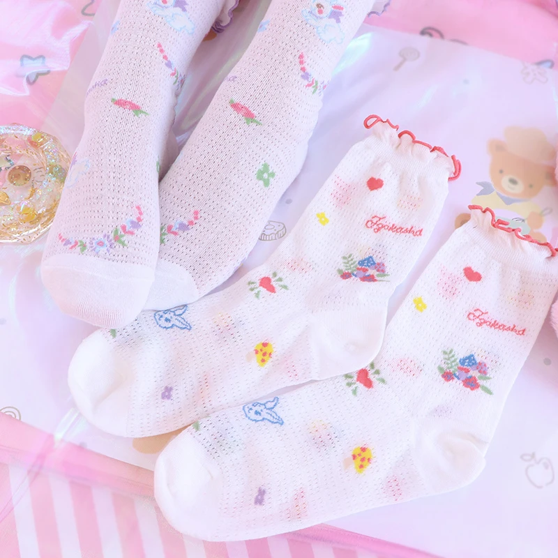 Высокое качество Kawaii мультфильм сладкий Алиса кролик пронзили Хлопковые женские