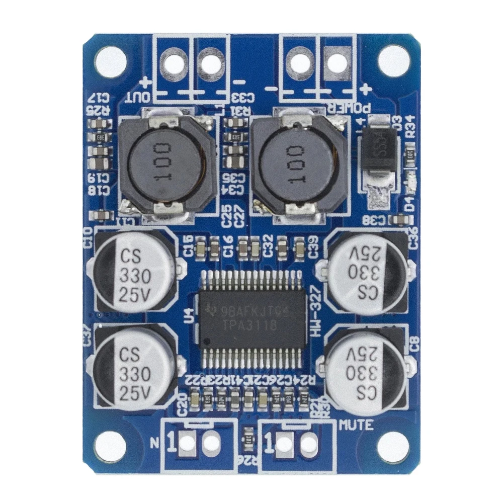 Плата цифрового усилителя TPA3118 PBTL 1X60W 12V 24V 1 шт. | Электронные компоненты и