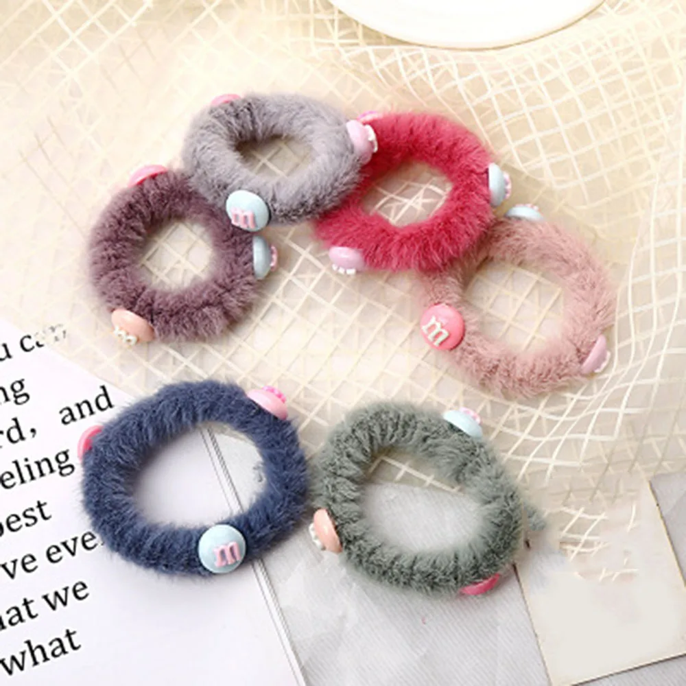 

Velvet Scrunchie Women Girls Elastic Hair Rubber Bands Accessories Gum For Women Tie Hair Ring Rope Ponytail Holder Headdress
