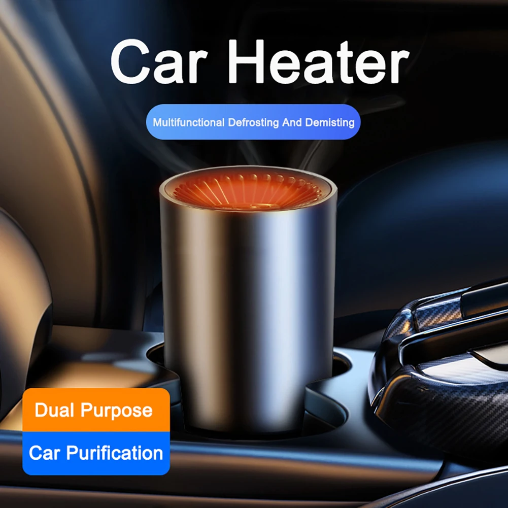 

12V Car Auto Vehicle Portable Electric Heater Heating Fan Defroster Window Screen Demister Hot Warm Air Conditioner Noise-free