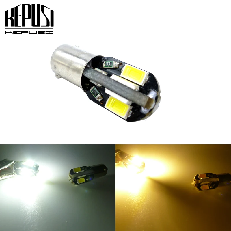 

BA9S Led Bulb T4W Led Canbus Car Interior Lights Marker Dome Readling License Plate Lamp 12V White Warm white yellow amber