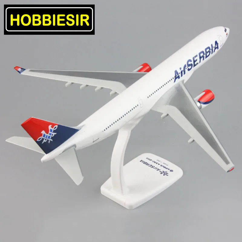 30CM1/200 масштаб Airbus A330-200 модель самолета Air Serbia airline W Стенд литой под давлением сплав самолет коллекционный дисплей игрушка моделирования