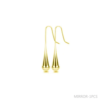 

MIRROR Water Drop Design Earring Studs Elegant Fashion Women Jewelry Girl Gifts Nice