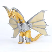 Фильм Gojira золотой и серебряный дракон король ПВХ фигурка