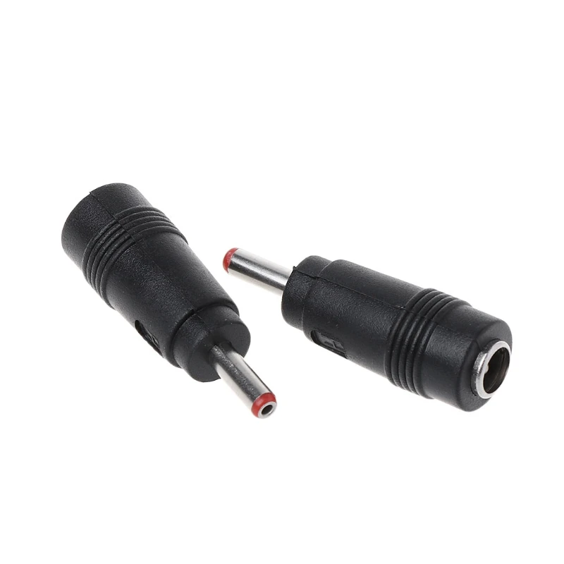 

10pcs Power Connector Adapter 5.5 x2.1 Female LED Cabinet For 3.5 x 1.35mm Male Y5GD