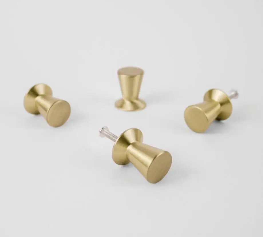 

Nordic simple original high quality brass handle cabinet closet door drawer furniture small handle pure copper