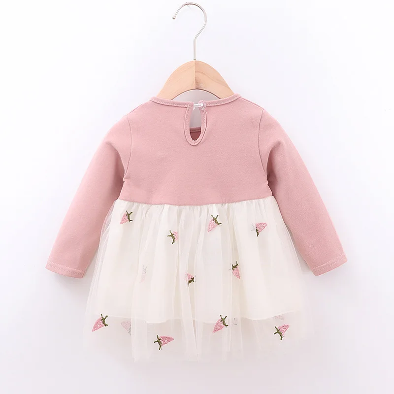 Keelorn/платье для малышей; Новинка года; весенние платья для маленьких девочек; хлопковая детская одежда; детская одежда с цветочной вышивкой; платье принцессы