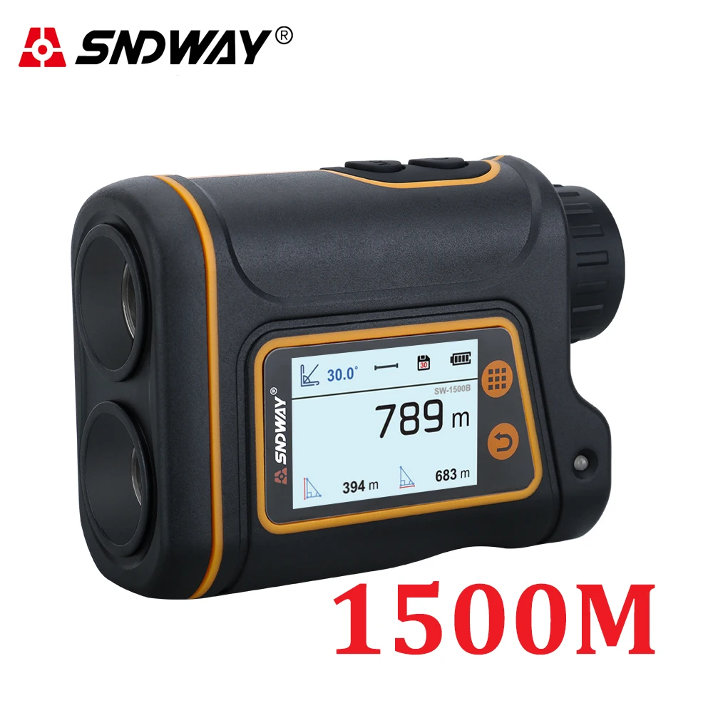 

SNDWAY Laser Rangefinder Telescope Hunting Golf Distance Meter 800M/1000M/1500M Monocular Trena Range Finder Distance Measuring