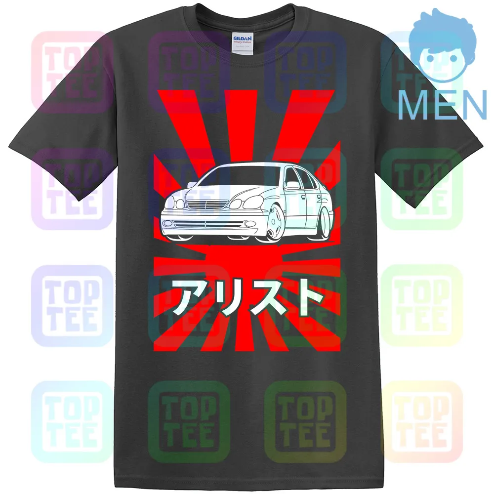 GT-shirt Toyota Aristo JZS161 футболка - Цвет: Темно-серый