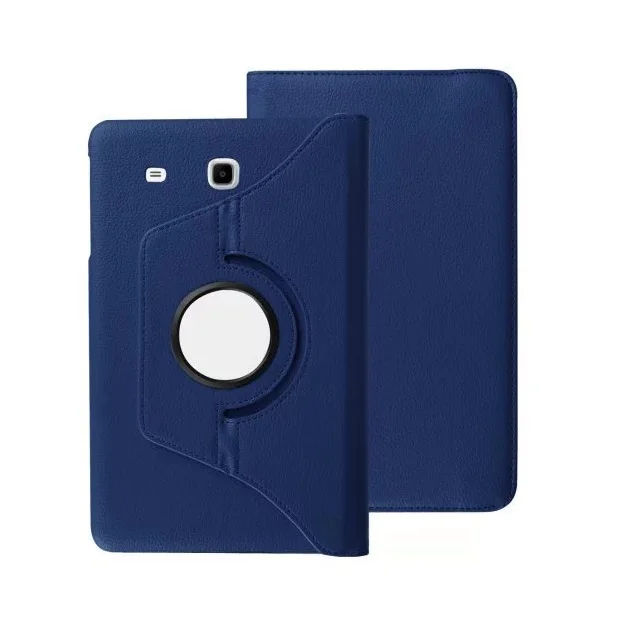 Navy Blue Чехол для samsung Galaxy Tab E 8,0 SM-T377 T375 T378 чехол 360 Вращение Смарт PU чехол для samsung Tab E 8,0 T377 Чехол подставка - Цвет: Navy Blue