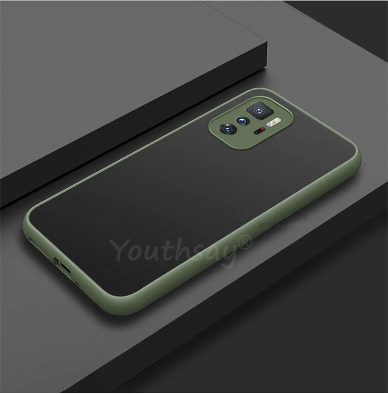 iphone waterproof bag For Xiaomi POCO X3 GT Case Cover For POCO F4 GT X4 Pro M4 X3 GT M3 Pro F3 F4 GT Case Silicone Matte Rubber PC Translucent Fundas cellphone pouch
