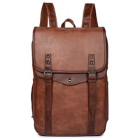 Multifunction Solid Leather Backpack Men Business Computer Back Pack Man Casual Fashion Travel Backpacks For Man Waterproof Bag 1