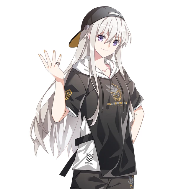 Anime Azur Lane Enterprise Cosplay Das Mulheres Dos Homens Verao Com Capuz Manga Curta Camiseta Topos Moda Casual Retalhos T Camisas Fantasia De Anime Aliexpress