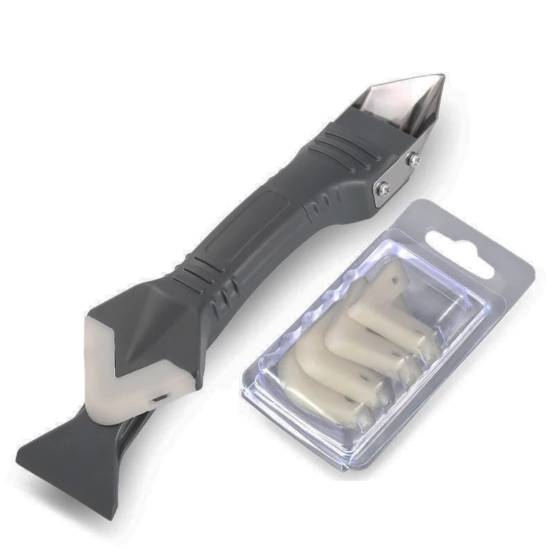3 In1 Glass Glue Angle Scraper Caulking Tool Shovel binder Multifunctional Rubber Silicone Remover Seam |